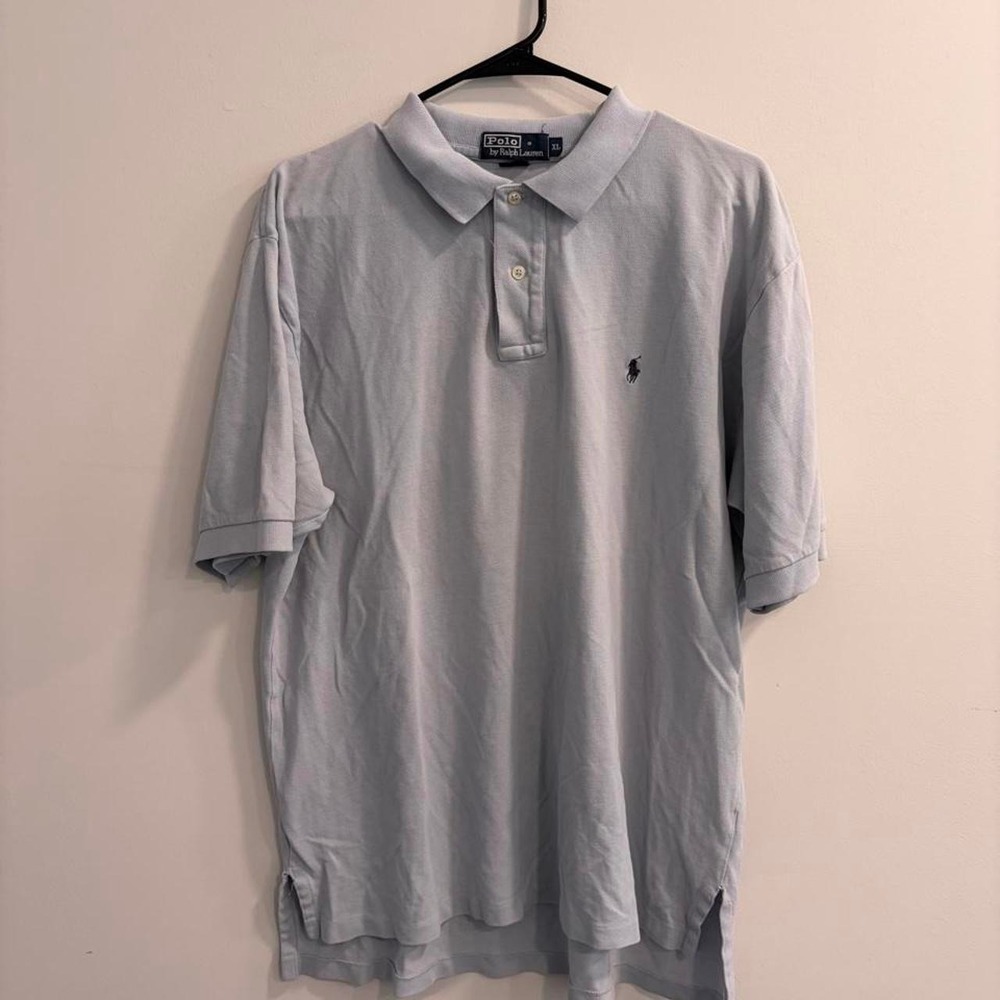Vintage‎ Ralph Lauren blue polo shirt Size XL